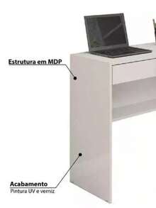 Prisma Multipurpose Desk/Computer Table For Office - White - A - Ver 2