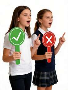 Bảng hỏi đáp trong lớp học, làm bằng cao su tổng hợp, gồm các thẻ trả lời Đúng/Sai hai mặt, tiện lợi cho học sinh tham gia, đồ dùng học tập bền chắc. - Nhiều màu - Xem 1