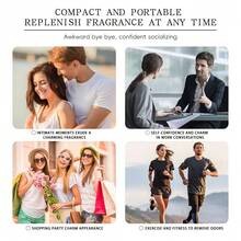 Parfum unicolore portable à longue durée, 12 grammes, convient à un usage quotidien, coffret de 6 baumes de parfum unicolore, baume de parfum format voyage, convient aux hommes et aux femmes. Senteurs florales, océaniques, boisées, convient pour offrir à des amis et à la famille, usage personnel, maison ou rendez-vous, travail et autres occasions, parfums multiples, design haut de gamme, emballage premium. - Multi-parfums - Voir 5