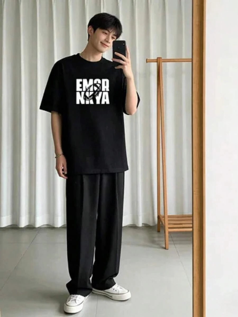Men Outdoor Tees & Tanks - Black - View 1