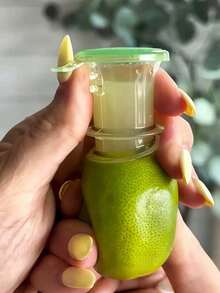 1/2/3/4pcs Manual Citrus Juicer, Portable Lemon Squeezer With Spout And Lid, Suitable For Squeezing Lemon And Orange Juice, Easy To Operate, Ideal For Home Beverage Making, Outdoor Picnic, Suitable For Juice Lovers And Health-Conscious People - Multicolor - View 4