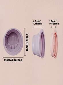 Bộ cọ trang điểm tối giản - Bao gồm hộp bảo vệ và bát vệ sinh bằng silicon. Cọ trang điểm, dụng cụ làm đẹp, cọ kẻ lông mày, cọ tán phấn mắt, cọ vệ sinh, cọ trang điểm mặt. - Nhiều màu - Xem 5