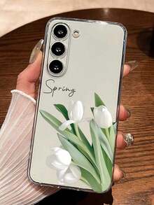 1 chiếc ốp lưng điện thoại chống sốc, trong suốt, họa tiết hoa tulip, nhiều màu sắc, tối giản, sáng tạo, phù hợp với 17/17Pro/17ProMax/16/11/16Pro/16Plus/16ProMax/16E/15ProMax/13/14/12/XS/XR/7G/8P, Galaxy S25/S25Plus/S25Ultra/A16/A36/A26/A56/A50/A12/A32/A52/A72/A51/A21S/A13/A14/S24/S24Plus/S24Ultra/S20/S23/S22/A53/S20FE/S21, 11/12Pro/12/12X/13Pro/14Pro/15Pro/X3Pro, 10/9/Note9/12C/Note11Pro/Note8Pro/9C/9A - Nhiều màu - Xem 3