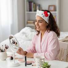 CERDÁ LIFE'S LITTLE MOMENTS Hello Kitty Facial Routine With Headband And Makeup Sponge Beauty Accessories - Pink - View 2