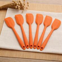 硅胶刮刀套装，耐高温橡胶厨具 - 适用于烘焙、烹饪、搅拌 - 红色/粉色/青柠色/橙色（2/4/6 件装） - 查看 3