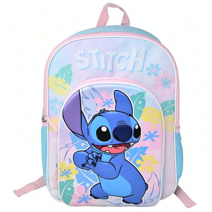 Disney Lilo And Stitch Pastel 16" School Travel Backpack For Girls Ages 3+ - Rectangle - View 1