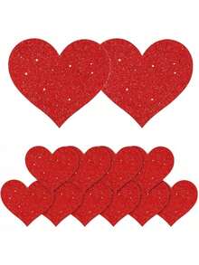 6 cặp/1 cặp miếng dán nhũ lấp lánh dành cho nữ, miếng dán ngực dùng một lần, vô hình, chống lộ nhũ hoa, thích hợp cho sử dụng hàng ngày và dự tiệc. - Nhiều màu - Xem 3