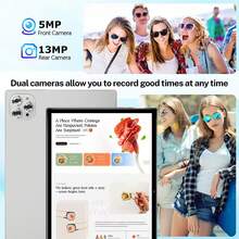 Qetupa M9-4 10.1 吋 Android 13 平板電腦，4GB RAM（可擴充 4GB RAM）+64GB ROM / 4GB RAM（可擴充 4GB RAM）+128GB ROM，MTK 6762 八核心 2.0GHz 處理器，HD (1280x800) IPS 觸控螢幕（不含適配器） - 藍色 - 查看 10
