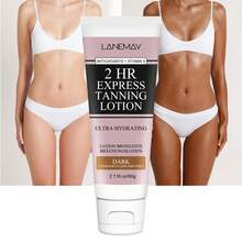 2小时速效美黑乳液，快速提亮肤色，蕴含滋养成分，缓解晒后干燥，超保湿美黑乳液，适合中等至深色肤色，60克 - 白色 - 查看 10