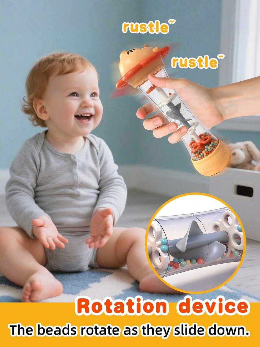 Lion Roar Musical Instrument, Rain Stick Whistle, Rain Stick Instrument, Rattle Toy, Auditory Stimulation Toy - Lion Hourglass - View 1