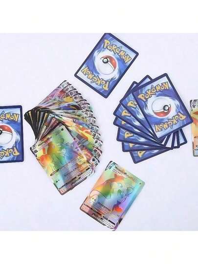 Bộ 300 thẻ bài hiếm V Series, Vmax, GX tiếng Anh, chế tác tinh xảo, HP và sức mạnh chiến đấu cao, món quà không thể thiếu cho người hâm mộ anime, game, phụ kiện, sinh nhật và các bữa tiệc ngày lễ.