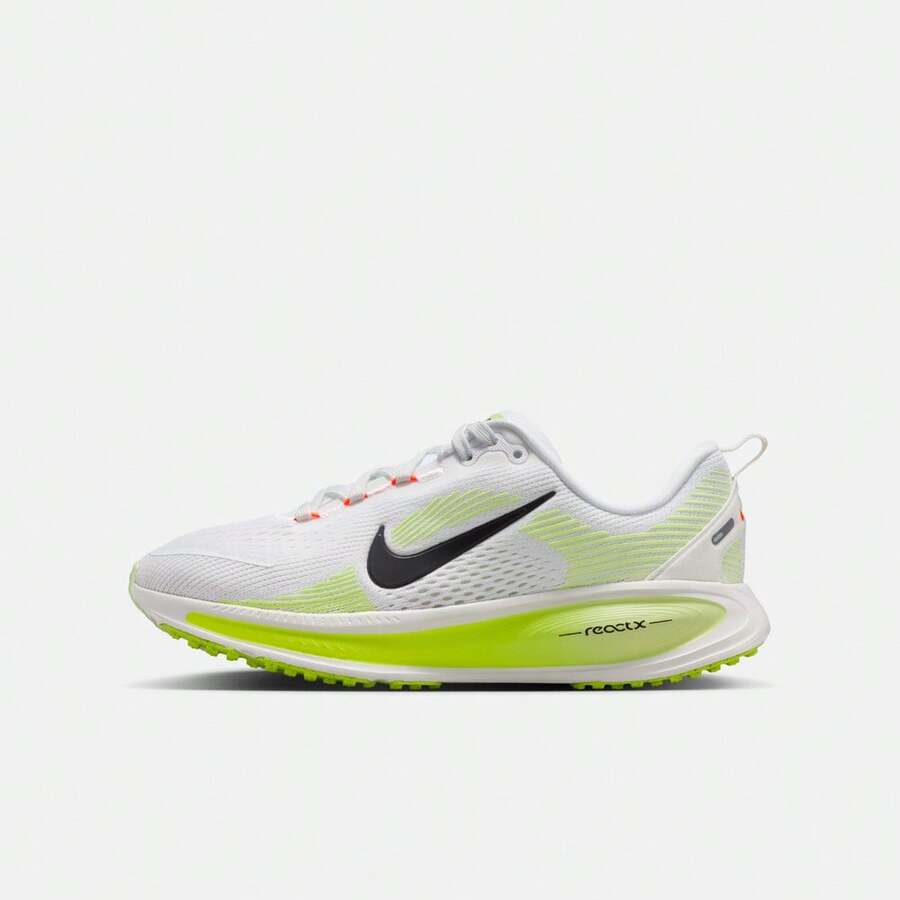 Giày thể thao cổ thấp Nike Vomero 18 (GS) HQ2157-110 dành cho thanh thiếu niên - trắng xanh lá cây - Xem 1
