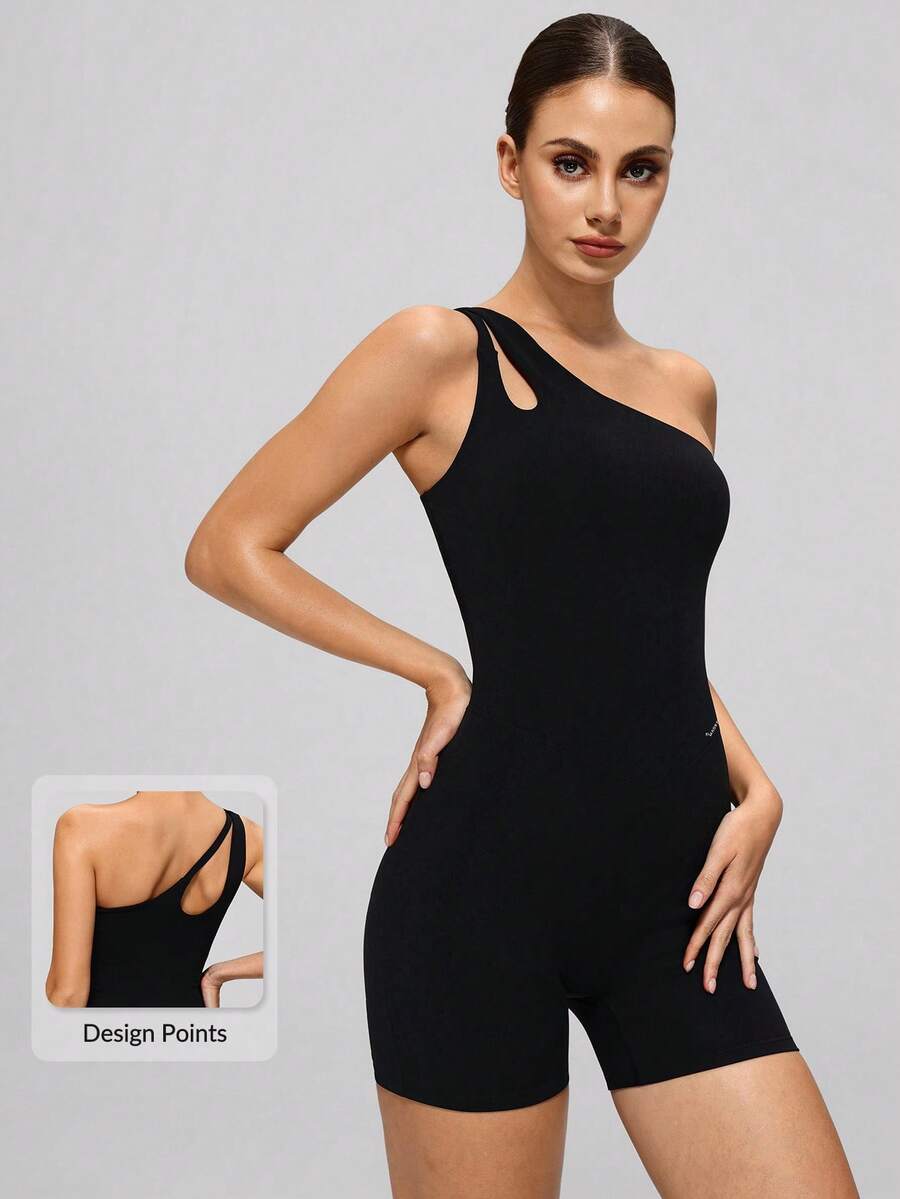 MASKERT Bộ áo liền quần yoga/thể dục không tay ôm sát, thời trang, co giãn cao, thoải mái dành cho nữ, có độ co giãn tốt, dành cho nữ, kiểu dáng ôm sát, thoải mái. - màu đen - Xem 1