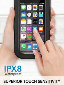 Ốp điện thoại chống nước, túi khô IPX8 có dây đeo điều chỉnh được cho iPhone 15 14 13 12 11 Pro Max, Plus, phụ kiện cần thiết cho bãi biển, hồ bơi, trong suốt, cảm ứng nhạy. - A - Xem 3