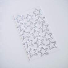 8/5/1 Pc Star-Shaped And Heart-Shaped Crystal Stickers, Pearl Stickers, Shiny Rhinestone Stationery Stickers, Art Decoration, Craft Materials, Diamond Stickers, Star Stickers, Suitable For Girls, Birthday Gifts, Party Gift Bag Fillers.Scrapbook Supplies,Journaling Supplies,Mobile Phone Stickers, Scrapbooking - Square - View 12
