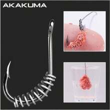 20pcs Spring Fishing Lure Hooks | Super Sharp Needle Tips, Quick Bait Spring Design, Multiple Sizes, Durable Tungsten Steel Material, Suitable For Freshwater And Saltwater - Multicolor - View 10