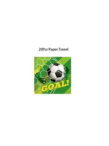 Juego de Vajilla con Tema de Fútbol - Platos y Vasos de Papel, Perfecto para Celebraciones de Fútbol, Reuniones de Aficionados, Fiestas de Cumpleaños, Bodas, Reuniones Familiares, Eventos al Aire Libre, Picnics en la Playa, Carnavales, Ramadán, Pascua, Día de San Patricio y talla grande - Multicolor - Ver 11