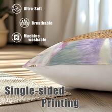 MEMNUN 4件套夏季清新薰衣草花束蝴蝶篮印花抱枕套（不含枕芯），尺寸：17.7*17.7英寸（45*45厘米）/19.69*19.69英寸（50*50厘米）/15.75*15.75英寸（40*40厘米），单面印花，涤纶材质，“家，甜蜜的家，祝福这个家”复古花卉图案抱枕套，适用于房间装饰、家居装饰、卧室装饰、沙发、客厅、卧室、汽车、办公室、酒店、民宿等场所，是馈赠亲朋好友的完美礼物。 - 彩色 - 查看 5