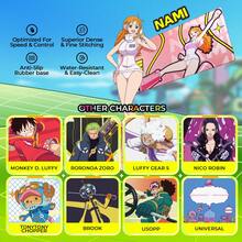 FANTECH One Piece Oversized Mouse Pad For Gaming & Office,Waterproof Office Desk Mat With Anti-Slip Rubber Base, Optimized For Speed & Control, Superior Dense Stitching, Multiple Anime Characters Collection - View 2