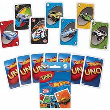 Mattel UNO - Trò chơi bài ghép số màu sắc cổ điển - 112 lá bài - Lá bài đặc biệt có thể tùy chỉnh và xóa được - Bao gồm các lá bài hành động đặc biệt - Quà tặng cho trẻ em từ 7 tuổi trở lên, bao gồm các bộ sưu tập Jurassic Park/Ruthless/Minecraft/Super Mario/Hot Wheels/F1 Racing/Lord Of The Rings - Nhiều màu - Xem 14