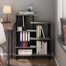 Bookcase - Französische Eiche/Schwarz - Übersicht 2