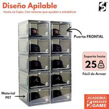 Shoe Storage Box - رمادي - مشاهدة 3