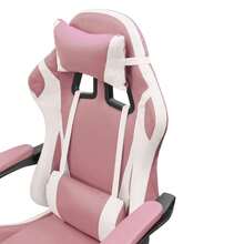 DASCK Silla Gaming Ergonómica Reclinable 200 kg Escritorio - Rosa - Ver 2