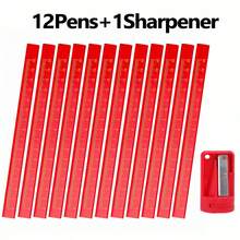 Carpenter Pencil, Flat Octagonal Carpenter Pencil, Black Carpenter Marking Pencil Lead, Professional Carpenter Marking, Professional Carpenter Pencil With Scale - Sets - View 10
