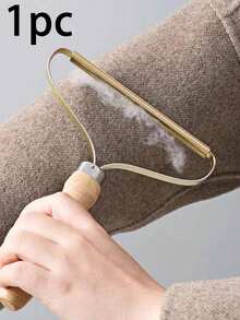 1pc Manual Lint Remover, Sweater Brush With Wooden Handle, Fabric Trimmer, Pet Hair Cleaning Brush For Cats And Dogs, Grooming Tool - Multiple Styles - View 10