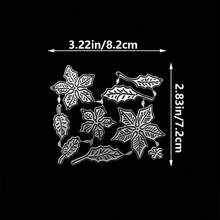 卡片制作和剪贴簿切割模具，包括心形字母组合模具、字母切割模具、模板、压花文件夹、DIY剪贴簿工艺用品 - 銀白色 - 查看 7