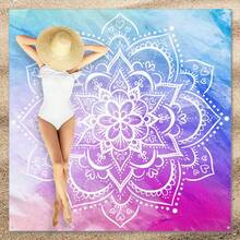 1 tấm chăn trải biển họa tiết Mandala phong cách Bohemian, cỡ cực lớn, nhẹ và bền. Lý tưởng cho du lịch, cắm trại và dã ngoại. Kích thước lớn dành cho người lớn. Hoàn hảo cho bãi biển và các hoạt động ngoài trời. - phong cách3 - Xem 7