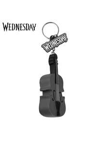 Wednesday Officially Licensed PVC Keychain Figurine Bag Clip Charms Wednesday Anime Collector Keyring Backpack Decor Gift 1Pc MGM - Multicolor - View 7