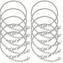 1/5/10/20/30/50条装金/银蛇骨链手链，配心形龙虾扣，适合DIY手链制作，是理想的礼物之选。 - 手鍊 - 查看 1