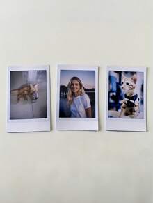 1/10/20pcs Customized Instant Print Photos, Personalized Mini Photos, Custom Photo Printing Paper, Personalized Couple Photo Printing, Wedding Gift Small Photo Printing, Christmas, Birthday Colorful Fade-Resistant Personalized Photo Printing - Multicolor - View 3