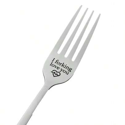 Funny I Forking Love You Engraved Dessert Forks Unique Humorous Gift For Couples Husband Wife Boyfriend Girlfriend Ideal For Anniversary Birthday Christmas