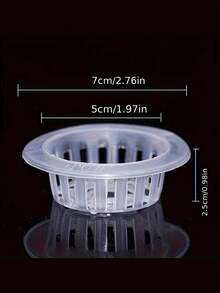 Planting Basket, Hydroponic Vegetable Planting Basket, Plastic Flower Pot, Suitable For Home Balcony Gardening And Nursery Hydroponics Production - A - View 5