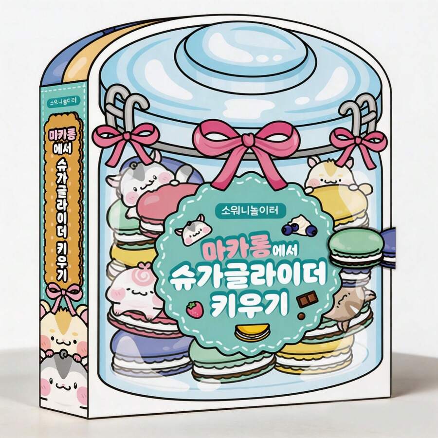 Kit DIY Buku Tenang Rumah Manis Warna Dopamin Macaron, Permainan Peran, Pencerahan Keuangan, Set Mainan Lucu - MultiWarna - View 1