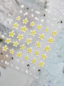 1 Tờ Hình Dán Móng Tay Hình Vỏ Sò Ánh Sáng, Hình Dán Móng Tay Trong Suốt, Tươi Mát và Thanh Lịch, Hình Vỏ Sò Biển, Sứa, Sao Biển và Hoa. Phụ Kiện Trang Trí Móng Tay Nghệ Thuật - Nhiều màu - Xem 9