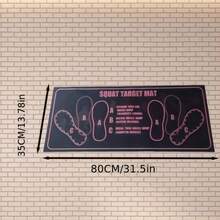 1 pieza Esterilla de entrenamiento resistente al desgaste para sentadillas profundas - Material de nailon, adecuada para escenarios de entrenamiento de fitness, uso en el gimnasio de casa / gimnasio, regalo de Navidad pensativo - Varios estilos - Ver 4