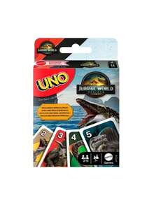 Mattel UNO - Trò chơi bài ghép số màu sắc cổ điển - 112 lá bài - Lá bài đặc biệt có thể tùy chỉnh và xóa được - Bao gồm các lá bài hành động đặc biệt - Quà tặng cho trẻ em từ 7 tuổi trở lên, bao gồm các bộ sưu tập Jurassic Park/Ruthless/Minecraft/Super Mario/Hot Wheels/F1 Racing/Lord Of The Rings - Nhiều màu - Xem 21