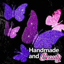 50g/1,76oz pro Tüte, 1/128 Zoll 0,2mm Holografischer Glitzer, geeignet für Basteleien, Harz, DIY Schmuck, Schlüsselanhänger, Halloween Dekorationen - Violett - Übersicht 4