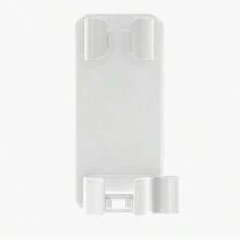 1 Giá đỡ máy uốn tóc không cần khoan lỗ - Giá để máy uốn tóc và máy sấy tóc không gây hư hại, Giá đựng dụng cụ bằng nhựa đa chức năng, Tiết kiệm không gian cho phòng tắm/phòng ngủ (Đen trắng) - Nhiều màu - Xem 7