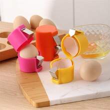 1pc Stainless Steel Egg Separator, Multifunctional Egg Beater, Suitable For Raw And Cooked Eggs, Handheld Kitchen Tool, Easy To Separate Egg Yolk And Egg White - Multicolor - View 8