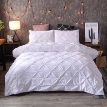 3Pcs White Diamond Lightweight Comforter Sets -AU Double Queen King Bedding Set With Two Pillowcases,Soft & Comfortable With Polyester Filling, Machine Washable, Suitable For Bedroom, Dorm And Hotel Decor, Essential Autumn/Winter Bedroom Accessory,Wedding Items,Valentines Day Home Bed Room Decor,Mothers Day Gift,All Season - trắng - Xem 10