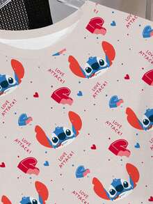 Áo thun nam Disney Stitch phong cách thường ngày, thích hợp mặc ở nhà. - Nhiều màu - Xem 5