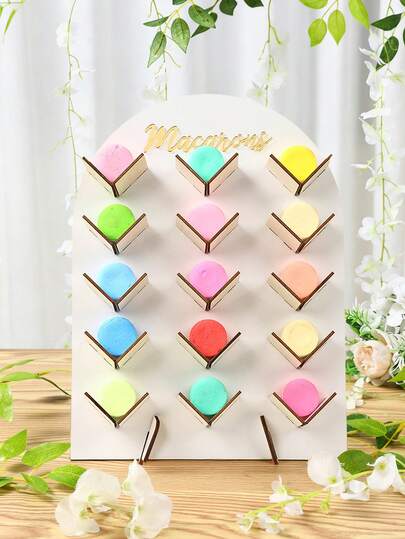 1 chiếc giá trưng bày bánh Macaron bằng gỗ màu trắng, kích thước 26*35cm, có thể tái sử dụng, thích hợp cho tiệc mừng em bé, trưng bày kẹo/món tráng miệng, trang trí tiệc sinh nhật lần thứ nhất, giá trưng bày bánh Macaron tại nhà, khay đựng thức ăn tiệc, giá đỡ bánh Macaron, trang trí tiệc tiết lộ giới tính, trang trí bàn tiệc cưới/tiệc mừng em bé, quà tặng tiệc mừng em bé, đồ dùng tiệc tiết lộ giới tính, trang trí sinh nhật, bàn tráng miệng tiệc, trang trí tiệc mừng em bé.