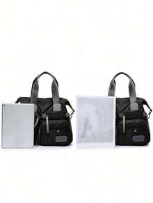 Women's Nylon Shoulder Bag Waterproof Crossbody Bag Large Capacity Multifunctional Tote Travel Bag - Multicolor - View 8