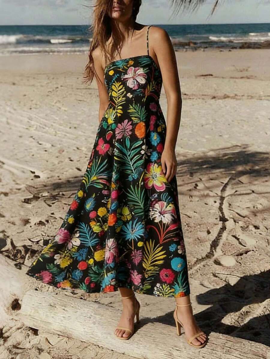Women Long Dresses - màu đen - Xem 1