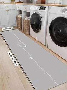 [HÀNG HOT!!!] 1 tấm thảm nhà bếp bằng cao su mềm, thấm hút tốt, dày 3.5mm, kích thước lớn hoặc nhỏ, kiểu dáng hiện đại tối giản, nền màu xám nhạt với đường cong và họa tiết hoa trang trí, có thể tự cắt cho vừa với kích thước nhà bếp, chất liệu bề mặt vải, lớp giữa là mút xốp, lớp dưới là cao su, thích hợp cho nhà bếp, phòng khách, phòng ngủ, phòng trẻ em, làm tấm lót chuột, phòng tắm, lối vào, ngoài trời, ban công, hành lang và các không gian khác trong nhà. - Nhiều màu - Xem 13