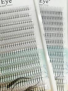 640 Pcs False Eyelashes Per Box,3D, Thickness 0.07mm / 0.1mm,8-15mm / Mix, Curl C / D ,Pointy Base Premade Fans Eyelash Extensions, Easy To Carry, Natural & Soft, Party And Travel, Beginner Friendly Salon Quality - View 5